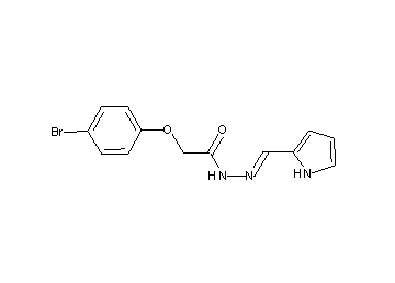 2-(4-bromophenoxy)-N'-(1H-pyrrol-2-ylmethylene)acetohydrazide