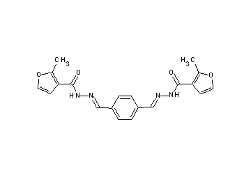 N',N''-[1,4-phenylenedi(methylylidene)]bis(2-methyl-3-furohydrazide)