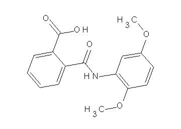 2-{[(2,5-dimethoxyphenyl)amino]carbonyl}benzoic acid