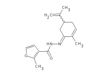 N'-(5-isopropenyl-2-methyl-2-cyclohexen-1-ylidene)-2-methyl-3-furohydrazide