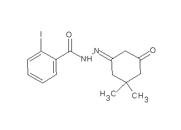 N'-(3,3-dimethyl-5-oxocyclohexylidene)-2-iodobenzohydrazide