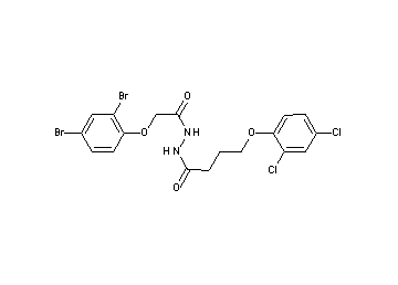 N'-[(2,4-dibromophenoxy)acetyl]-4-(2,4-dichlorophenoxy)butanohydrazide