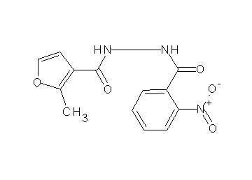 2-methyl-N'-(2-nitrobenzoyl)-3-furohydrazide
