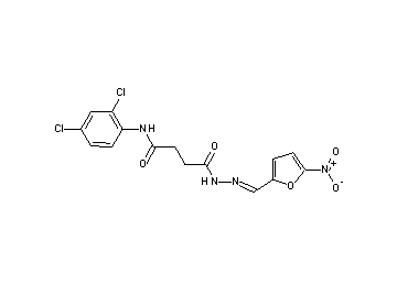 N-(2,4-dichlorophenyl)-4-{2-[(5-nitro-2-furyl)methylene]hydrazino}-4-oxobutanamide