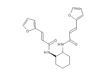N,N'-1,2-cyclohexanediylbis[3-(2-furyl)acrylamide]