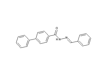 N'-benzylidene-4-biphenylcarbohydrazide - Click Image to Close