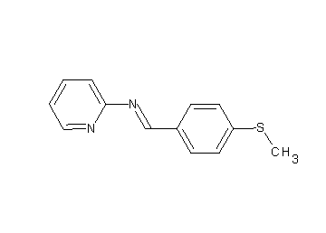 N-[4-(methylsulfanyl)benzylidene]-2-pyridinamine