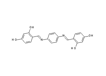4,4'-[1,4-phenylenebis(nitrilomethylylidene)]di(1,3-benzenediol)