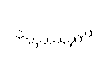 N'1,N'5-bis(4-biphenylylcarbonyl)pentanedihydrazide