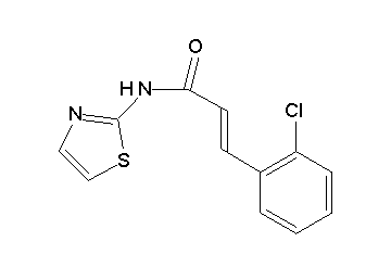3-(2-chlorophenyl)-N-1,3-thiazol-2-ylacrylamide