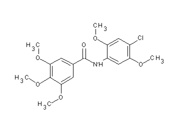 N-(4-chloro-2,5-dimethoxyphenyl)-3,4,5-trimethoxybenzamide