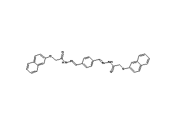 N',N''-[1,4-phenylenedi(methylylidene)]bis[2-(2-naphthyloxy)acetohydrazide]