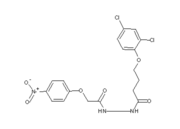 4-(2,4-dichlorophenoxy)-N'-[(4-nitrophenoxy)acetyl]butanohydrazide - Click Image to Close