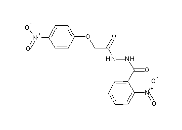 2-nitro-N'-[(4-nitrophenoxy)acetyl]benzohydrazide