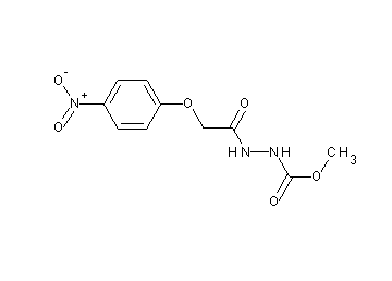 methyl 2-[(4-nitrophenoxy)acetyl]hydrazinecarboxylate