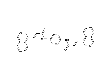 N,N'-1,4-phenylenebis[3-(1-naphthyl)acrylamide]
