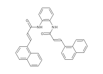 N,N'-1,2-phenylenebis[3-(1-naphthyl)acrylamide]