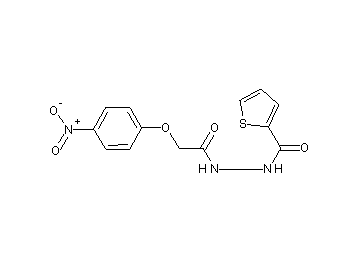 N'-[2-(4-nitrophenoxy)acetyl]-2-thiophenecarbohydrazide