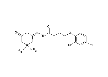 4-(2,4-dichlorophenoxy)-N'-(3,3-dimethyl-5-oxocyclohexylidene)butanohydrazide