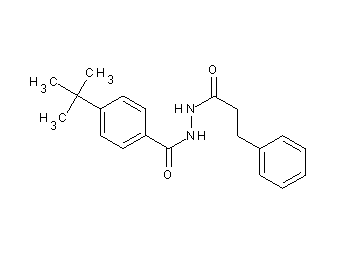 4-tert-butyl-N'-(3-phenylpropanoyl)benzohydrazide