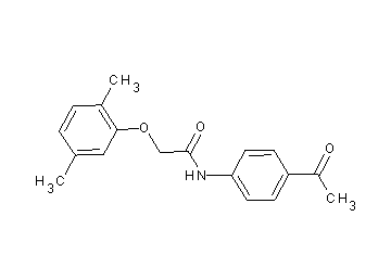 N-(4-acetylphenyl)-2-(2,5-dimethylphenoxy)acetamide