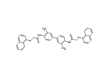 N,N'-(3,3'-dimethyl-4,4'-biphenyldiyl)bis[2-(1-naphthyloxy)acetamide]