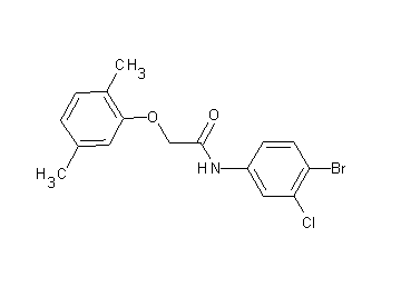 N-(4-bromo-3-chlorophenyl)-2-(2,5-dimethylphenoxy)acetamide