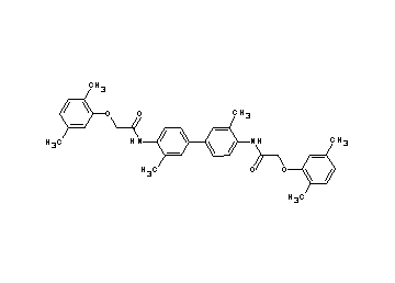 N,N'-(3,3'-dimethyl-4,4'-biphenyldiyl)bis[2-(2,5-dimethylphenoxy)acetamide]