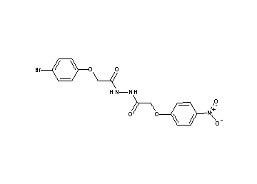 2-(4-bromophenoxy)-N'-[(4-nitrophenoxy)acetyl]acetohydrazide