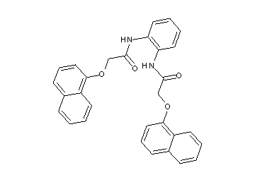N,N'-1,2-phenylenebis[2-(1-naphthyloxy)acetamide]