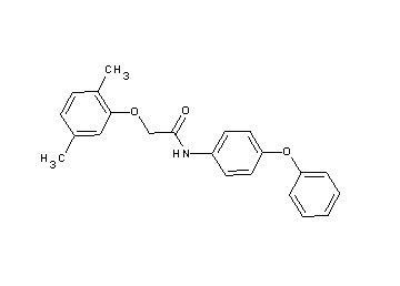 2-(2,5-dimethylphenoxy)-N-(4-phenoxyphenyl)acetamide
