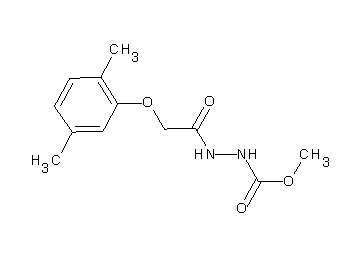 methyl 2-[(2,5-dimethylphenoxy)acetyl]hydrazinecarboxylate