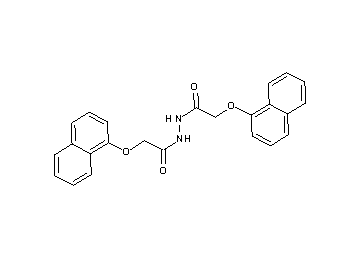 2-(1-naphthyloxy)-N'-[(1-naphthyloxy)acetyl]acetohydrazide (non-preferred name)