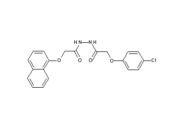 2-(4-chlorophenoxy)-N'-[(1-naphthyloxy)acetyl]acetohydrazide