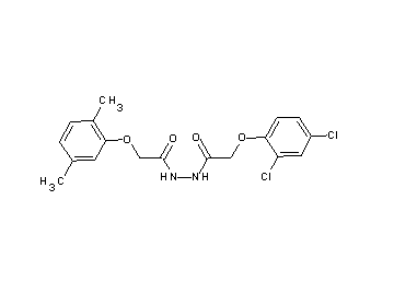 2-(2,4-dichlorophenoxy)-N'-[(2,5-dimethylphenoxy)acetyl]acetohydrazide