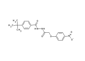 4-tert-butyl-N'-[(4-nitrophenoxy)acetyl]benzohydrazide