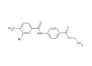 ethyl 4-[(3-bromo-4-methylbenzoyl)amino]benzoate