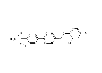 4-tert-butyl-N'-[(2,4-dichlorophenoxy)acetyl]benzohydrazide