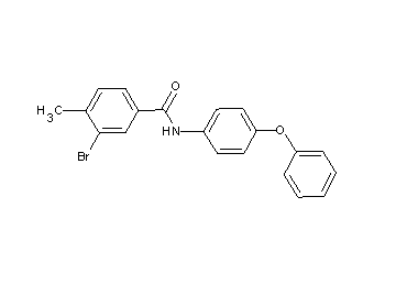 3-bromo-4-methyl-N-(4-phenoxyphenyl)benzamide