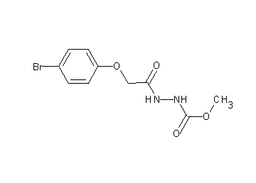methyl 2-[(4-bromophenoxy)acetyl]hydrazinecarboxylate