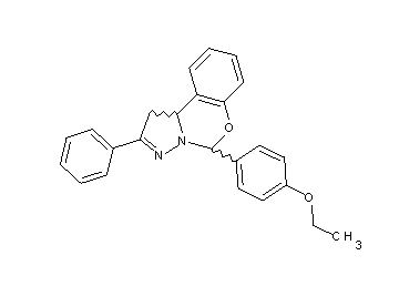 5-(4-ethoxyphenyl)-2-phenyl-1,10b-dihydropyrazolo[1,5-c][1,3]benzoxazine