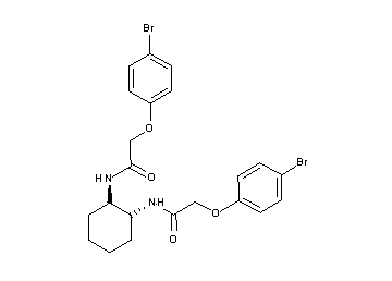 N,N'-1,2-cyclohexanediylbis[2-(4-bromophenoxy)acetamide]