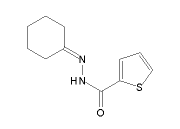 N'-cyclohexylidene-2-thiophenecarbohydrazide
