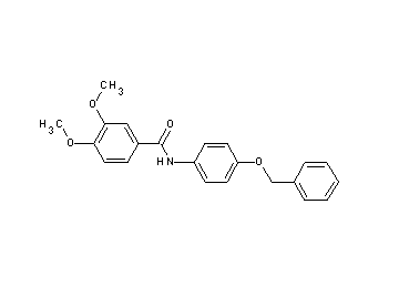 N-[4-(benzyloxy)phenyl]-3,4-dimethoxybenzamide