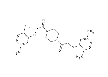 1,4-bis[(2,5-dimethylphenoxy)acetyl]piperazine