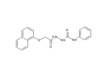 2-[(1-naphthyloxy)acetyl]-N-phenylhydrazinecarboxamide