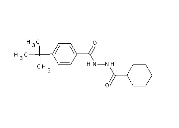 4-tert-butyl-N'-(cyclohexylcarbonyl)benzohydrazide