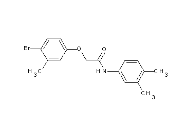 2-(4-bromo-3-methylphenoxy)-N-(3,4-dimethylphenyl)acetamide