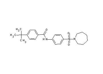 N-[4-(1-azepanylsulfonyl)phenyl]-4-tert-butylbenzamide