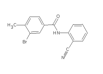 3-bromo-N-(2-cyanophenyl)-4-methylbenzamide